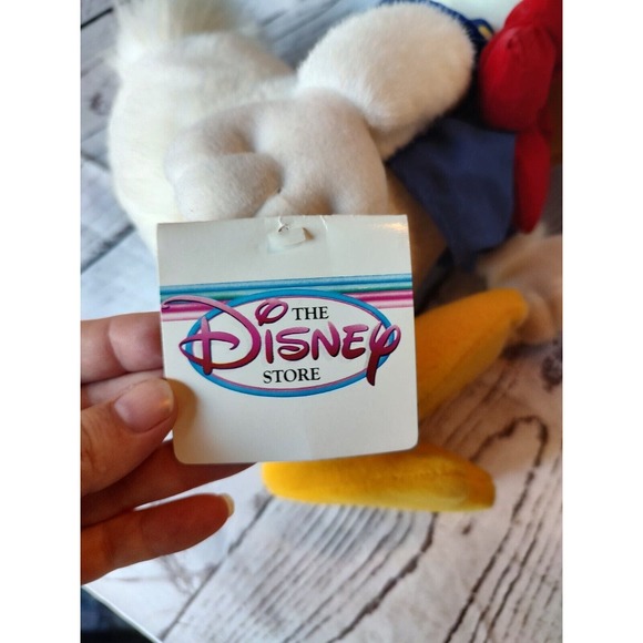 The Disney Store Vintage Donald Duck Plush Stuffed Animal Mattel Toys 1990’s - Picture 6 of 7